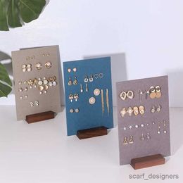 Jewelry Stand Colorful wooden earring stand for jewellery jewelry jewelery display earing easel case rack R231018