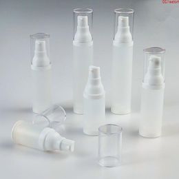 15ml 20ml Travel Mini Cosmetic Airless Bottle DIY Frosting Vacuum 30ml 50ml Liquid Lotion Cream Toiletries Container 150pcs/lotgoods Aikag