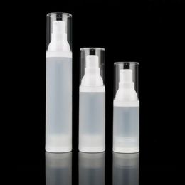 30ml 50ml Clear Frosted Bottle Empty Cosmetic Airless Container Portable Refillable Pump Lotion Bottles 15ml For Travel Ephfr Koewf