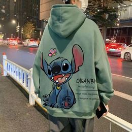 Men's Jackets 2023 American Hoodie Men Spring And Winter Casual Cool Trend Hooded Handsome Coat Cartoon Printed S-3XL