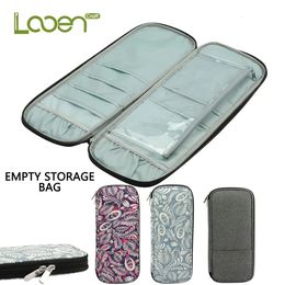 Other Home Storage Organization Looen Empty Knitting Needles Bag Kit Case Organizer For Crochet Hooks Sewing Accessories 231017