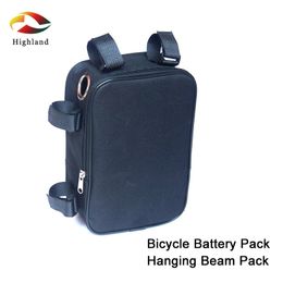 Panniers Bags Bicycle Battery Bag Hanging Beam Electric Bike Storage Accessories Protection Pouch 231017