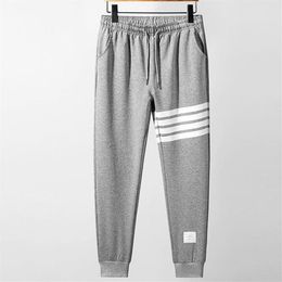 Fashion New Mens Climbing Drawstring Trousers Sweatpants Outdoor Training Cotton Knit Team Leisure Dance Pants Size M-4XL231x