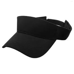 Berets Beach Camping Hiking Picnic Men Women Adjustable Sun Visor Hat Casual Tennis Outdoor Sports Wide Brim Golf Protection Summer