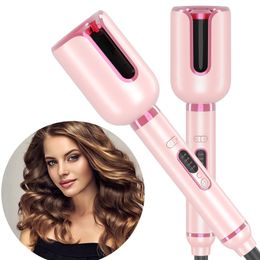 Curling Irons Automatic Hair Curler Auto Curling Irons Wand Rotating Curling Wand Electric Hair Curlers Krultang Automatisch Hair Styling Tool 231017