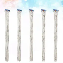 Curtain 20 PCS Ballons Balloon Rain Little Bit M Fringe Curtains Foil Tinsel Backdrop