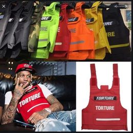 Men's Vests Vest 2022 TORTURE TACTICAL TEEN TOP TANK Men Lil Durk Tops Tees Dancer Tyga SIZE2866