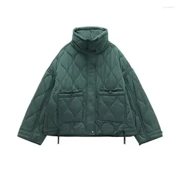 Women's Trench Coats Women Padded Outerwear Winter Jacket Puffer Jackets Casual Suits Parkas Woman Clothes Plush Quilted Designer Luxury