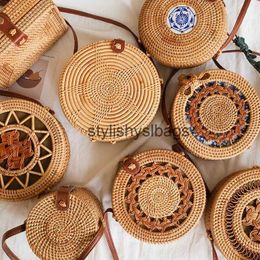 Cross Body Bags Square Round Mulit Straw Bag andbags Women Summer Bag andmade Woven Circle Boemia andbag Fasionstylishyslbags