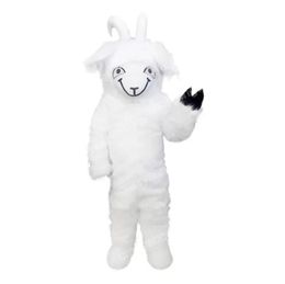 Christmas Long hair Sheep Mascot Costume Cartoon Character Outfits Halloween Carnival Dress Suits Adult Size Birthday Party Outdoor Outfit
