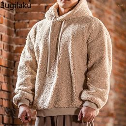 Men's Hoodies Pullover Sweater Autumn/Winter Sports Clothing Warm Loose Versatile Hooded Coat