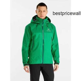 Men's Hoodie Arcterxy Designer Jackets ARC'TERXY Beta AR Men's Hard Shell Charge Coat Weatherproof Hooded Jacket All Mountain Coat Jungle/Jungle Green XL HBDK