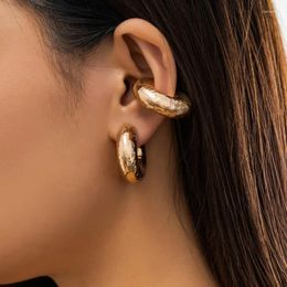 Backs Earrings Golden Silver Colour C-shaped Ear Bone Clip No Piercings Fake Cartilage For Women Girls Fashion Jewellery Gifts