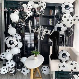 Other Event & Party Supplies Other Event Party Supplies Soccer Balloons Arch Garland Kit Birthday Foil Latex Balloon For Foo Dhgarden Dhrhd