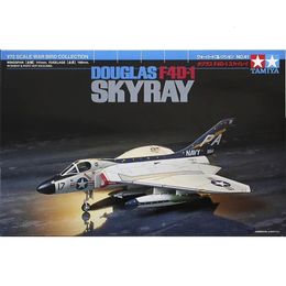 Aircraft Modle Tamiya 60741 Airplane Model 1/72 Scale US Douglas F4D-1 Skyray Fighter Aircraft Kits for Adults Model Hobby Collection DIY Toys 231017