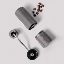 Manual Coffee Grinders TimemoreStore Chestnut C2 High quality Aluminium Manual Coffee grinder Stainless steel Burr grinder Mini Coffee milling 231018