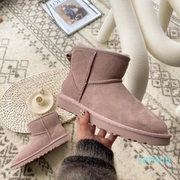 Classic Designer Snow Boots Tasman Slipper Fluffy Mules Warm Winter Half Womens Fur Booties