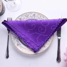 Table Napkin Fashion Wedding Party Napkins Satin Handkerchief Cloth Tabletop Decoration Home Textiles Supplies