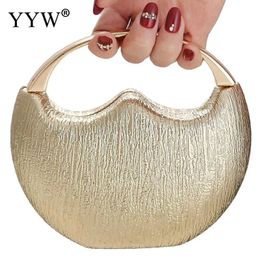 Evening Bags Wedding Clutch Bag Luxury Handbags For Women Elegant Round Shoulder Female Small Party Purse Sac A Main 231017