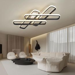 Chandeliers Modern Led Lights For Living Room Bedroom Studyroom Gold/Black Colour Creative Ceiling Chandelier Lamp 90-260V