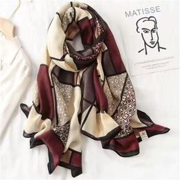 Design Brand Women Scarf Fashion Print Cotton Spring Winter Warm Scarves Hijabs Lady Pashmina Foulard Bandana Plaid GC2395