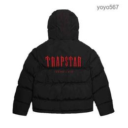 Parkas Trapstar London Decoded Hooded Puffer 2.0 Ice Blue Jacket Embroidered Lettering Hoodie Winter Coat Tracksuit trapstar windbreaker fashion clothes JQD1