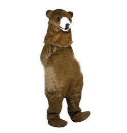 2024 Festival Dres Plush Bear Animal Mascot Costumes Carnival Hallowen Gifts Unisex Adults Fancy Party Games Outfit Holiday Celebration Cartoon Character Outfits