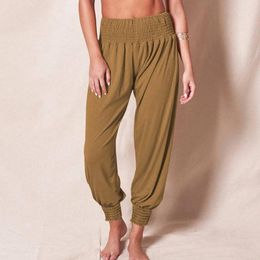 Women's Pants Womens Yoga Joggers Loose Workout Sweatpants Comfy Lounge With Pockets Solid Colour Casual Harem Cropped Trousers