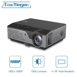 Touyinger Full HD 1080P Projector RD826 TD96 Android WiFi LED Proyector Native 1920 x 3D Home Theatre Smart Phone Beamer 231018