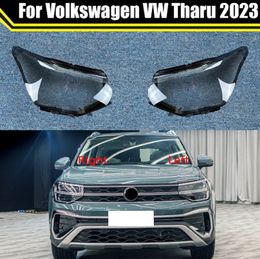 Car Headlight Cover Lens Glass Shell For Volkswagen VW Tharu 2023 Headlamp Transparent Lampshade Auto Head Lamp Caps