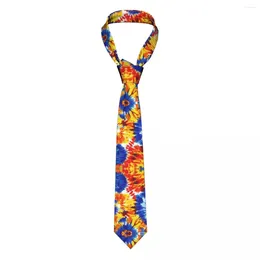 Bow Ties Tie Dye Neckties Unisex Polyester 8 Cm Colourful Neck For Mens Fashion Classic Accessories Cravat Wedding Office