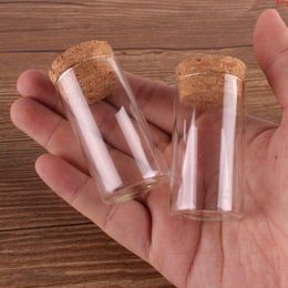 24pcs 20ml size 27*50mm Test Tube with Cork Stopper Spice Bottles Container Jars Vials DIY Craftgood qty Dlhxr
