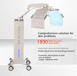 Upgrade Standing Phototherapy Skin Cleaning Moisturization Increase Laxity Elasticity Anti-wrinkle PDT LED Device for Beauty