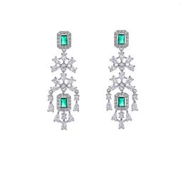 Dangle Earrings Classic Cubic Zircon CZ Royal For Wedding Crystals Earring Bride Women Girl Birthday Party Jewellery CE11372