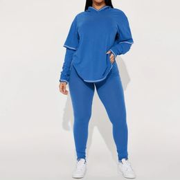 Women s Tracksuits 2 Piece Women Sets 2023 Arrival Autumn Winter Matching Hoodies Two Pieces Top Pants Suits Outfits Clothing 231018