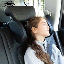 Seat Cushions Car Neck Headrest Pillow Cushion Seat Support Head Restraint Seat Pillow Headrest Neck Travel Sleeping Cushion For Kids Adults Q231019