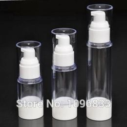 15ML 30ML 50ML White Airless Pump Bottle with Lotion Nozzle, Cosmetic Serum Gel Packaging Vacumm Bottle, 20pcs/Lot Fouhl Wrijx