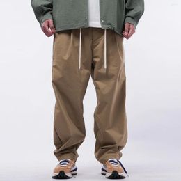 Men's Pants LACIBLE Drawstring Solid Color 2023 Design Sweatpants Hip Hop Streetwear Men Women Outdoor Casual Long