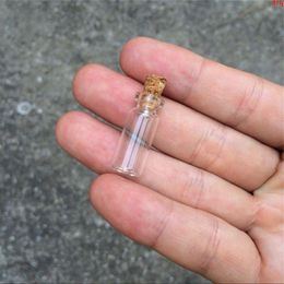 Glass Vials Jars 10*24*5mm 08ml Mini Clear Bottles With Cork Empty Small Wishing Bottle 300pcslotgood qty Mxvcw