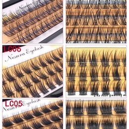 False Eyelashes QSTY 3DFluffy Single Cluster Lashes Premade Volume Fans Individual Eyelash Segmented Natural Fake For Eye 231017