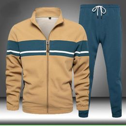 Men's Tracksuits Patchwork Sets 22SS Tracksuit Suits Men Sport Sportswear Jacket Pants 2 Pce Gym Clothes Jogger Man Running F321U