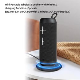 Cell Phone Speakers Rockmia EBS606 14W Output Wireless Charged Function Speaker 1800 Mah Powerful Bass Boom Box Original Manufacturer 231018