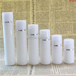 100ml 150ml Plastic Airless Pump Bottles Silver Line Maquiagem Liquid Makeup Empty Cosmetic Containers Packaging 100pcsgoods Pljio