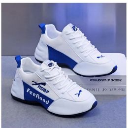 Dress Shoes Men Sneakers Round Head Anti Slip Comfortable Lace Up Fashion Casual Wear Resistant Canvas 231017