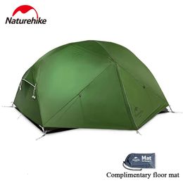 Tents and Shelters Mongar 2 Tent 20D Nylon Double Layers Waterproof Ultralight Persons 3 Season Outdoor Hiking Camping 231017