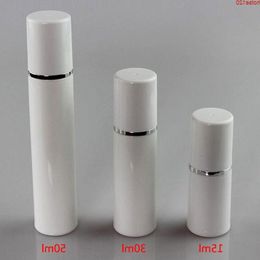 15/30/50ml Empty Airless Bottles Silver/Gold/Rose gold Line Plastic Treatment Pump Travel Cosmetic Lotion Bottle 10pcs/lotgoods Xrnvd
