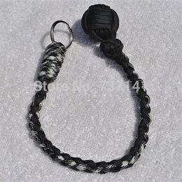 Paracord Monkey Fist keychain 1 Steel Ball Self Defence is Handcrafted in China267n