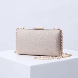 Evening Bag Clutch Sequin Female Crystal Day Wedding Purse Party Banquet Bling Shoulder Crossbody 231017