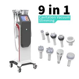 Ultrasonic 6D Rf Cavitation Machine 80k Radio Frequency Body Slimming Lipo Shaping Infrared Negative Pressure RF Liposuction Slim Machine 10 In 1