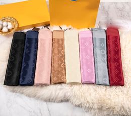 Luxury designer Autumn-winter Women's Silk scarf Full letter printed cashmere scarf Soft touch warm wrap with label